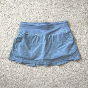 Lululemon Pace Rival Skirt Chambray